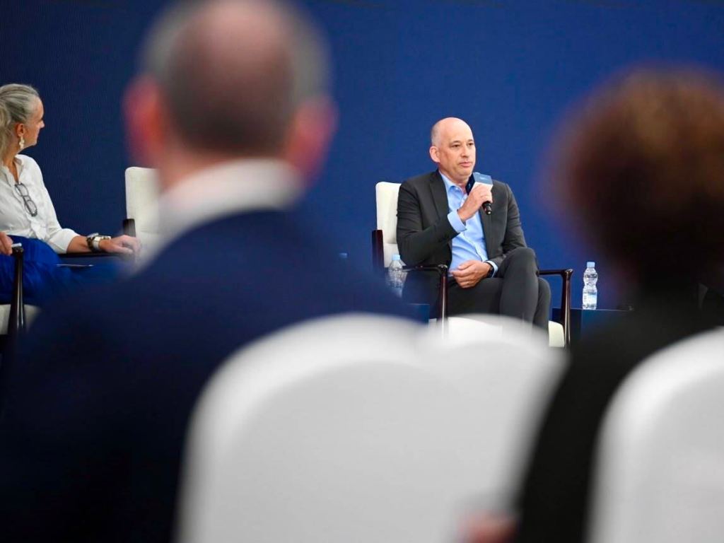 Discussions on stage at WorldSkills Conference 2026.